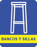 BANCOS Y SILLAS