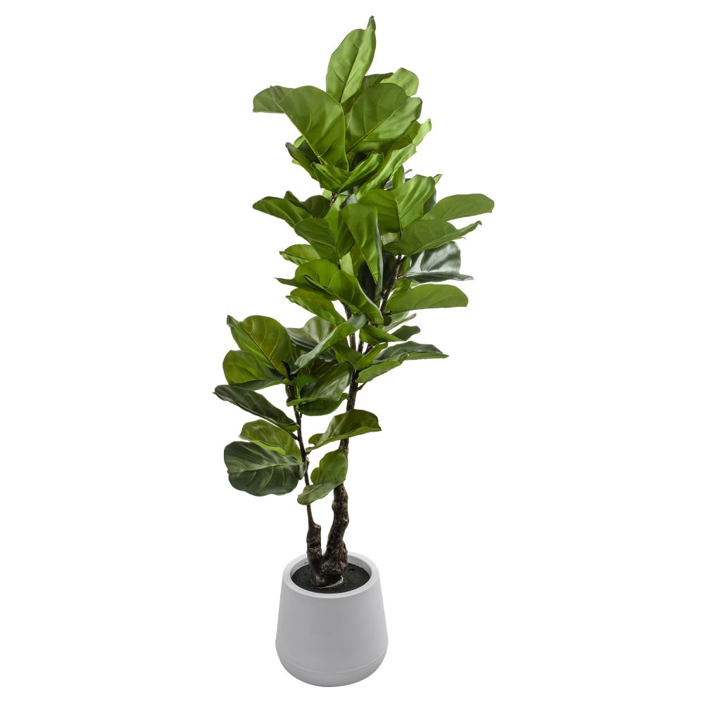 Ficus Planta Artificial Mediana 120 CM Base Maceta