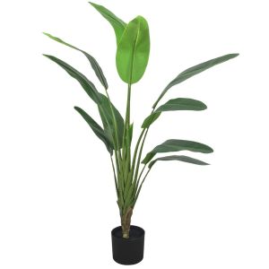 Ave del Paraiso Planta Artificial 120 CM con Base de Maceta