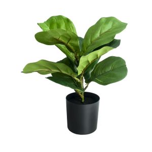 Ficus Planta Artificial 30 CM Pequeña Base Maceta