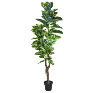 Higuera Caucho Planta Artificial 180 CM con Maceta Base