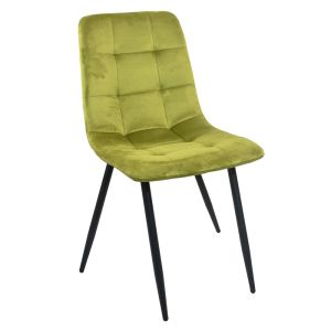 Silla para Comedor Sofia Verde Forro Velvet