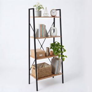 Librero Vertical 4 Repisas Minimalista