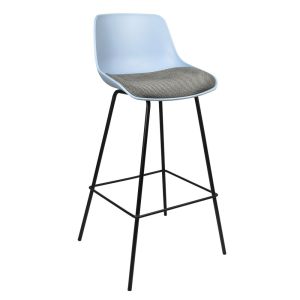 Banco Alto Eames para Barra Azul Celeste