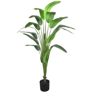 Ave del Paraiso Planta Artificial 160 CM con Base de Maceta