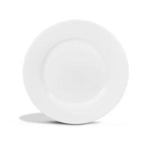 Plato de Cena Porcelana Blanca 27 CM Resistente a Lavaplatos Microondas Horno
