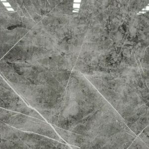 Hoja Panel PVC 122 x 244 CM Tipo Marmol Gris Oscuro