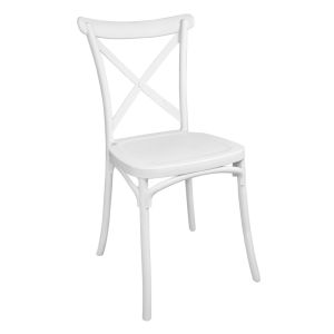 Silla para Exterior Plastico Blanco