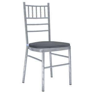 Silla Metálica para Eventos Sociales color Plateado