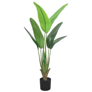 Ave del Paraiso Planta Artificial 100 CM con Base de Maceta