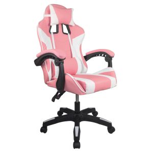 Silla Gamer color Rosa Vinipiel