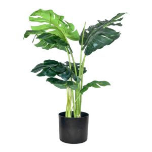 Monstera Planta Artificial 90 CM con Maceta Base