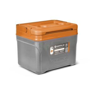 Hielera de Mano Tamaño Mediana 18 Latas Modelo Orizaba Color Gris Naranja