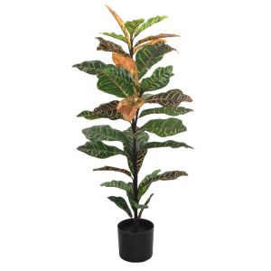 Croton Planta Artificial 100 CM Maceta Base